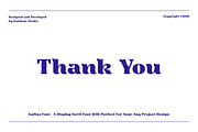 Kaftus Display Serif Font, a Serif Font by Kulokale (Thumbnail 10 of 10)