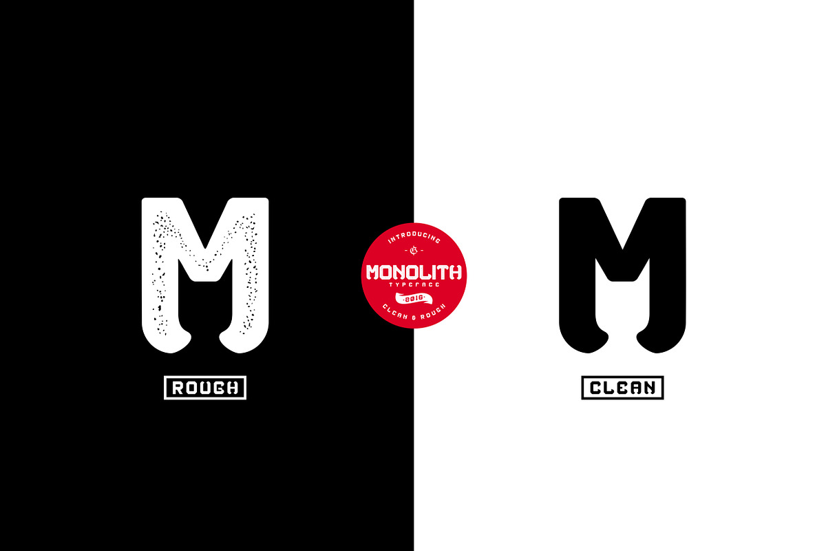 Monolith typeface (intro sale) preview 2