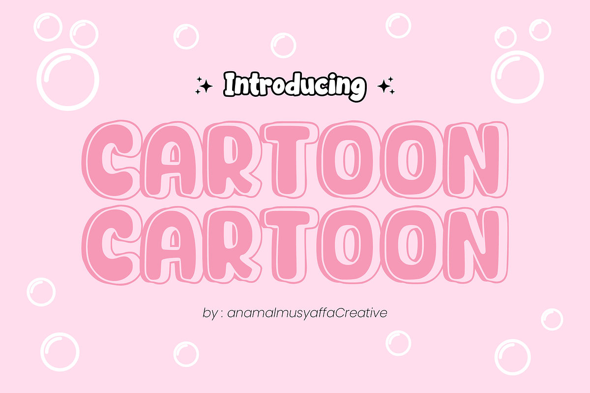 Bubble Universe - Display Font, a Font by KiddoGlyphs Studio (Photo 2 of 5)
