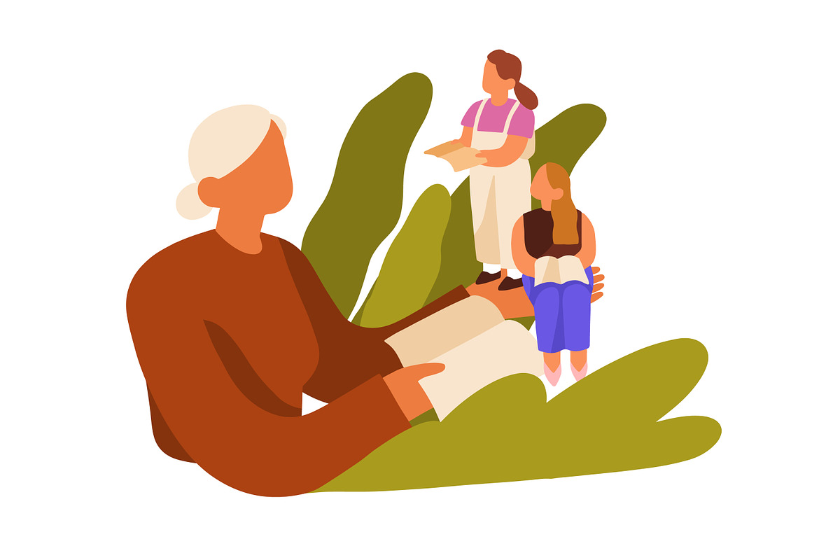 Teachers with kid students set, an Education Illustration by Good Studio (Photo 5 of 6)