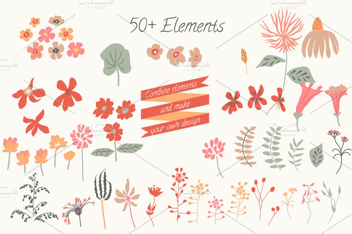 Floral Wreaths Pack preview 3