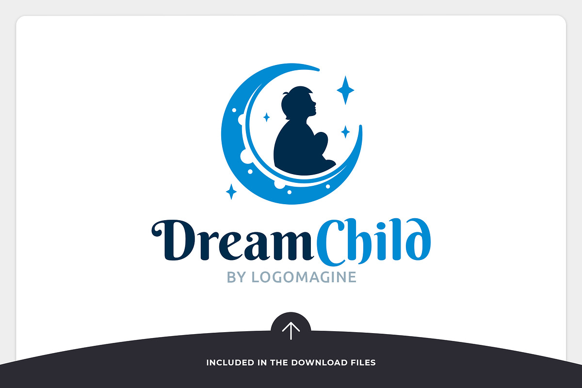 Dream Child - Boy Logo Template, a Branding & Logo Template by LOGOMAGINE (Photo 5 of 16)