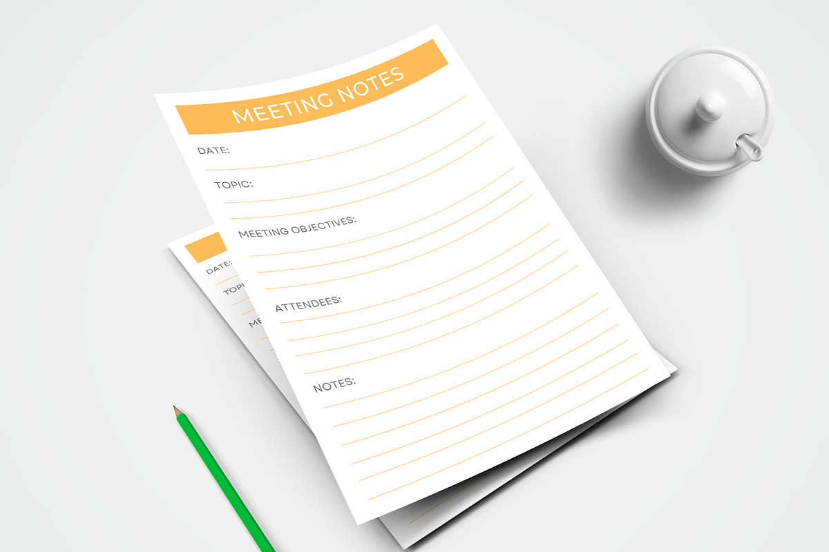 Canva Meeting Planner Sheet, a Templates & Theme by ARP Creation (Photo 3 of 3)