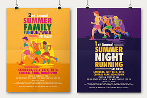 Summer Fun Run Flyer & Poster