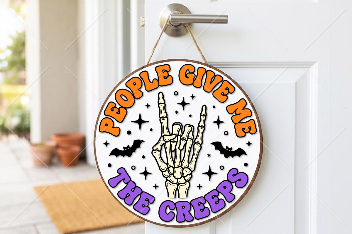 People Give Me The Creeps Laser Cut, an Object Graphic by Canvas Craft (Photo 2 of 6)