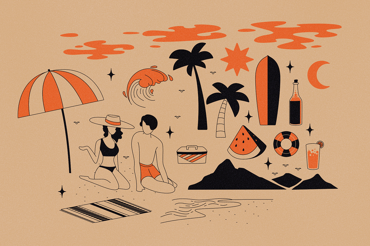 Vacation Illustrations Pack, a Branding & Logo Template by Creathift (Photo 3 of 5)