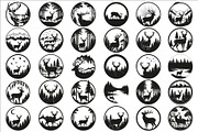 Beautiful deer forest circle art, an Illustration by Amazin_art (Thumbnail 1 of 32)