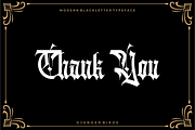 DB Bokutton Blackletter Typeface, a Blackletter Font by Sitintahitam (Thumbnail 8 of 8)