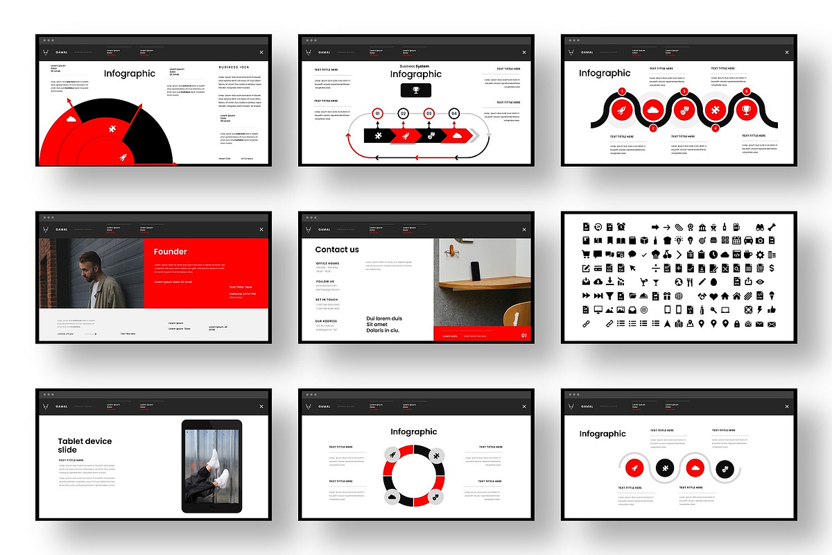 Gamal – Business Keynote Template, a Presentation Template by Dens Creative Studio (Photo 5 of 6)