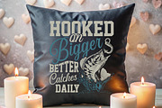 Hooked On Bigger Better T-shirt, an Illustration by Crafts Bundle (Thumbnail 5 of 5)