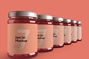 Jam Jar Mockup, a Packaging Mockup by GraphicWave (Thumbnail 6 of 7)