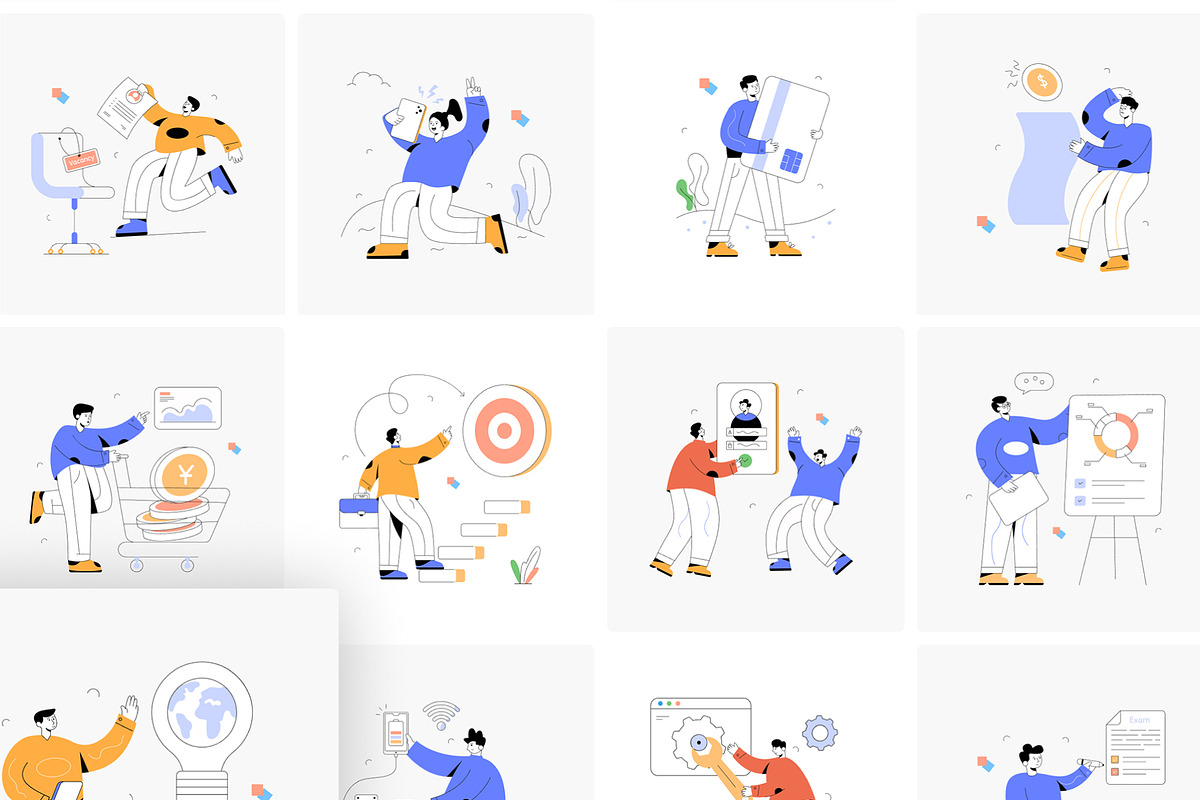 198 Agile Animated Illustrations, an Education Illustration by Vectors Market (Photo 10 of 11)