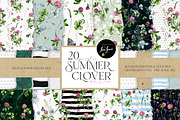 SUMMER CLOVER Watercolor Wildflowers, an Illustration by Inna Sinano (Thumbnail 10 of 17)