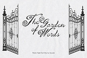 Poetry Night Vintage Font Duo, a Script Font by AnMark (Thumbnail 4 of 13)