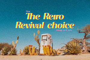 Retro Revival Choice Vintage Serif