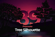 89 Procreate tree stamps brushes, a Brush Add-On by Endete & Mazak brushes (Thumbnail 1 of 5)