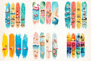 Summer Brushstroke Clipart, an Illustration by DreamCafeArt (Thumbnail 2 of 8)