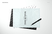 Mailer Bag Wrapping Tissue Paper Set, a Packaging Mockup by creatsy5 (Thumbnail 4 of 9)