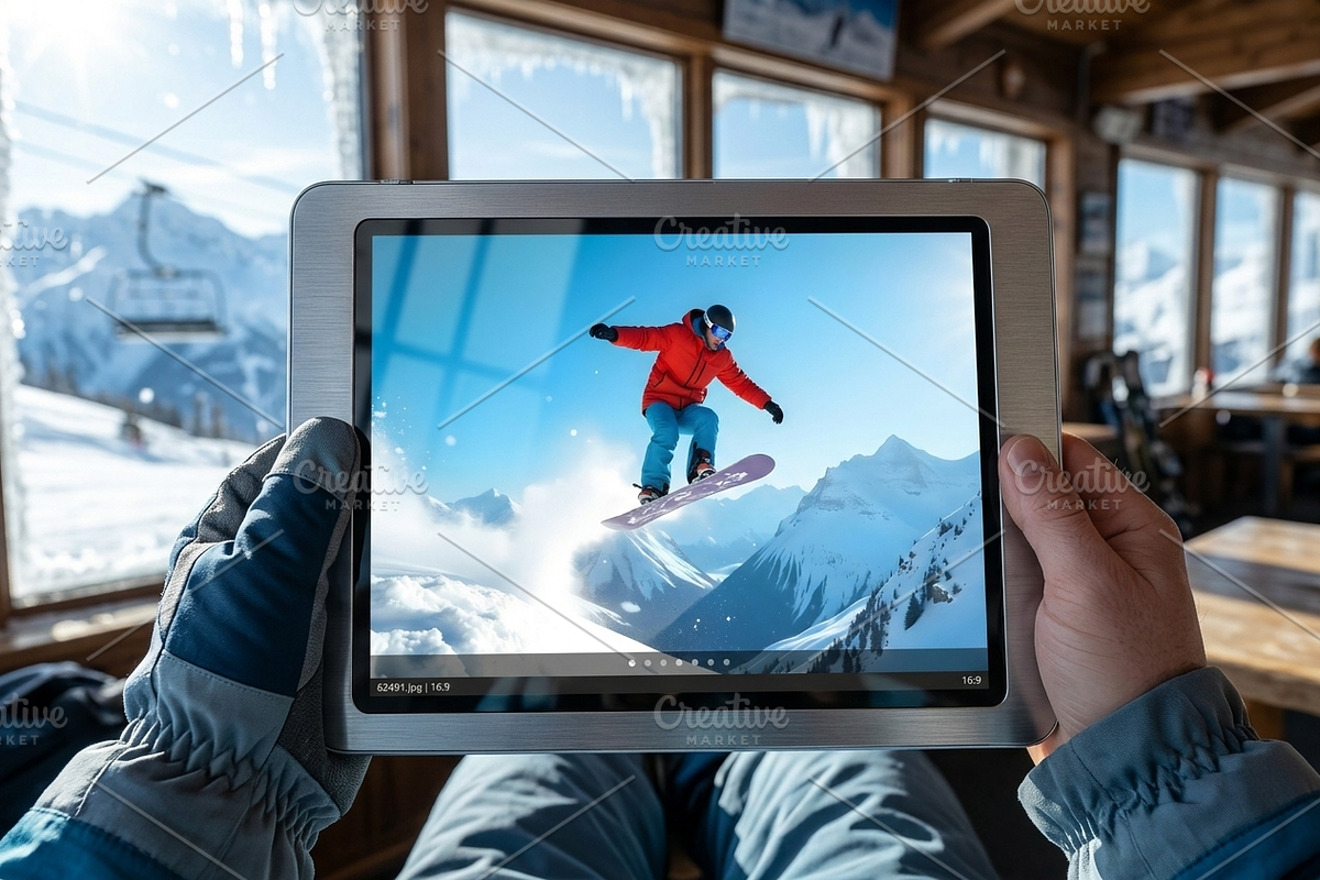 Snowboarder Mountain Air Stock Photo, a Sports & Recreation Photo by Aura Canyon HQ (Photo 9 of 9)