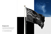 Flag Mockup Set, an Advertising Mockup by creatsy5 (Thumbnail 6 of 7)