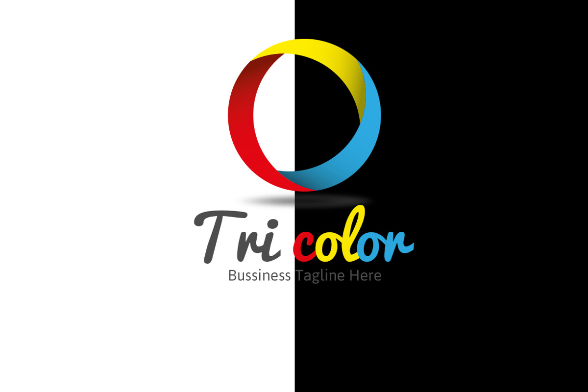 Tri Color Logo, a Branding & Logo Template by HubaStudio (Photo 3 of 4)