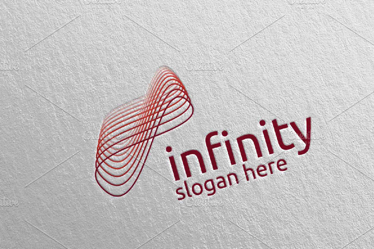 Infinity loop logo Design 24, a Branding & Logo Template by denayunebgt