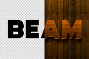 Beam 3D editable text effect, a Layer Style Add-On by Hello Muh (Thumbnail 2 of 2)