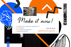 Make it! Geometric collage set.