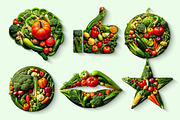 Vegetables Font, a Sans Serif Font by Handmadefont (Thumbnail 15 of 16)