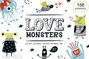 Love Monsters, an Animal Illustration by Oksana Stepova (Thumbnail 1 of 12)