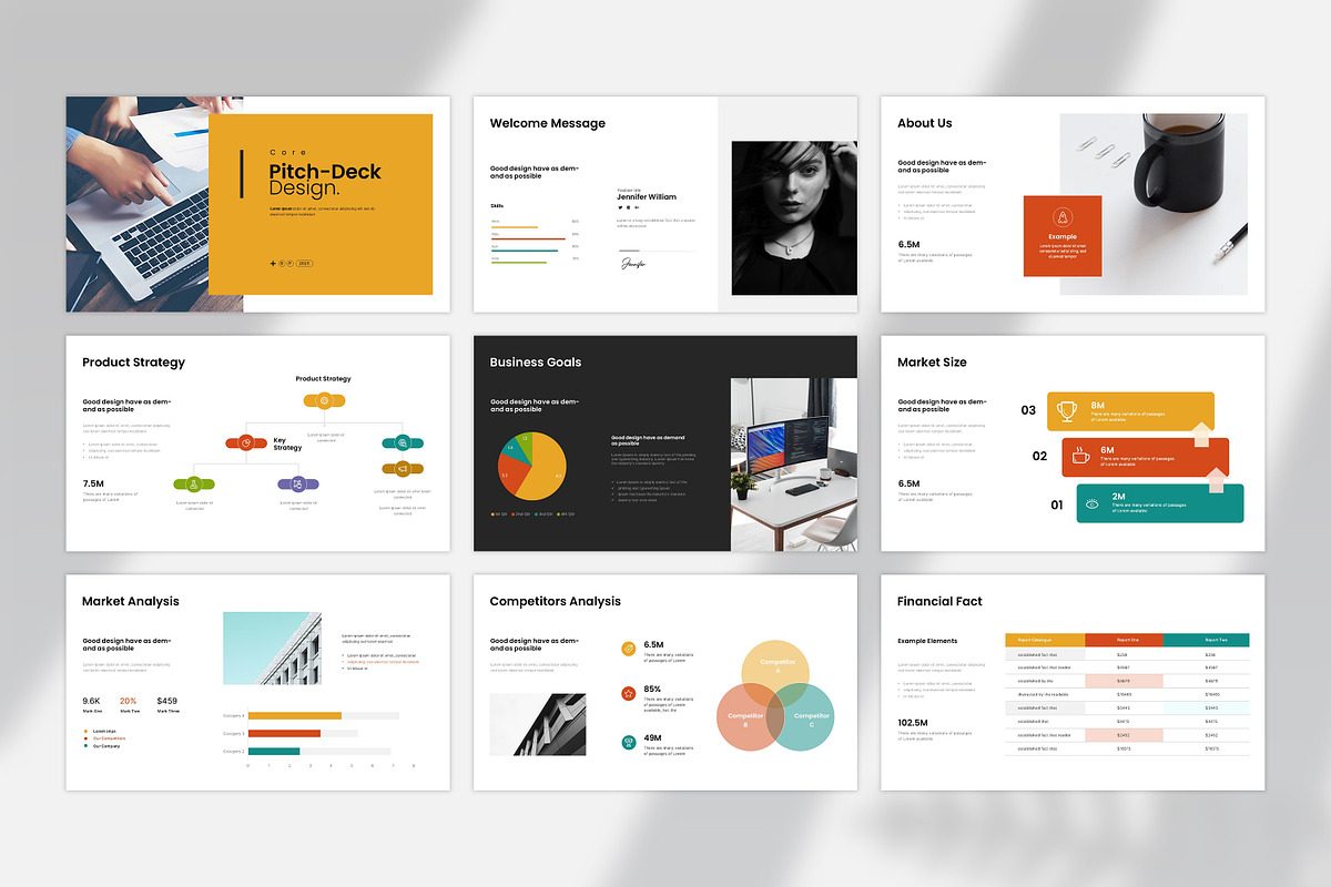 Pitch Deck Presentation Template preview 8