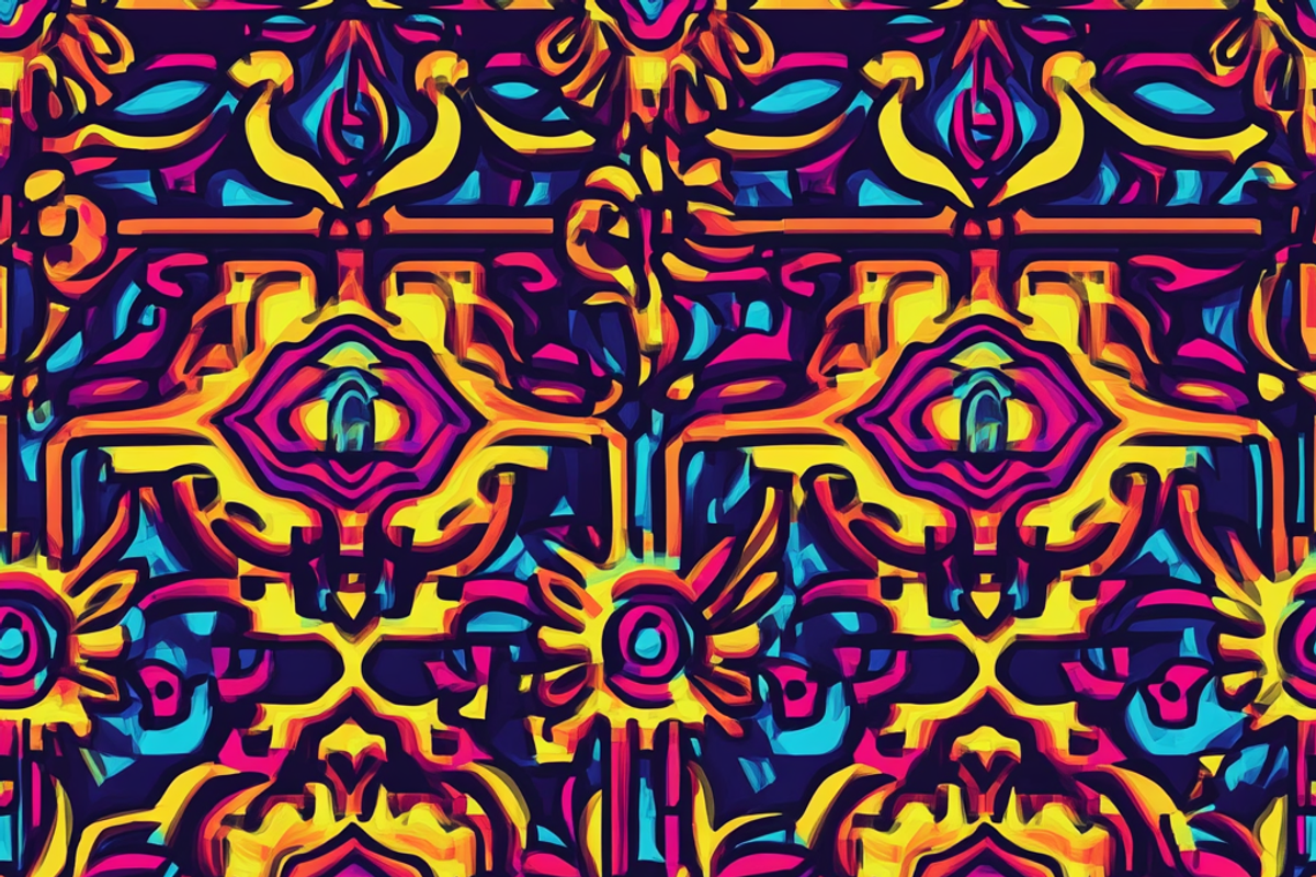 1990's Neon Colors Pattern, a Pattern Graphic by Printable Treasure (Photo 4 of 7)
