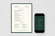 Christmas Cocktail Menu Template, a Flyer Template by BrandPacks (Thumbnail 2 of 5)