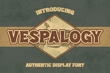 Vespalogy - Authentic Display Font