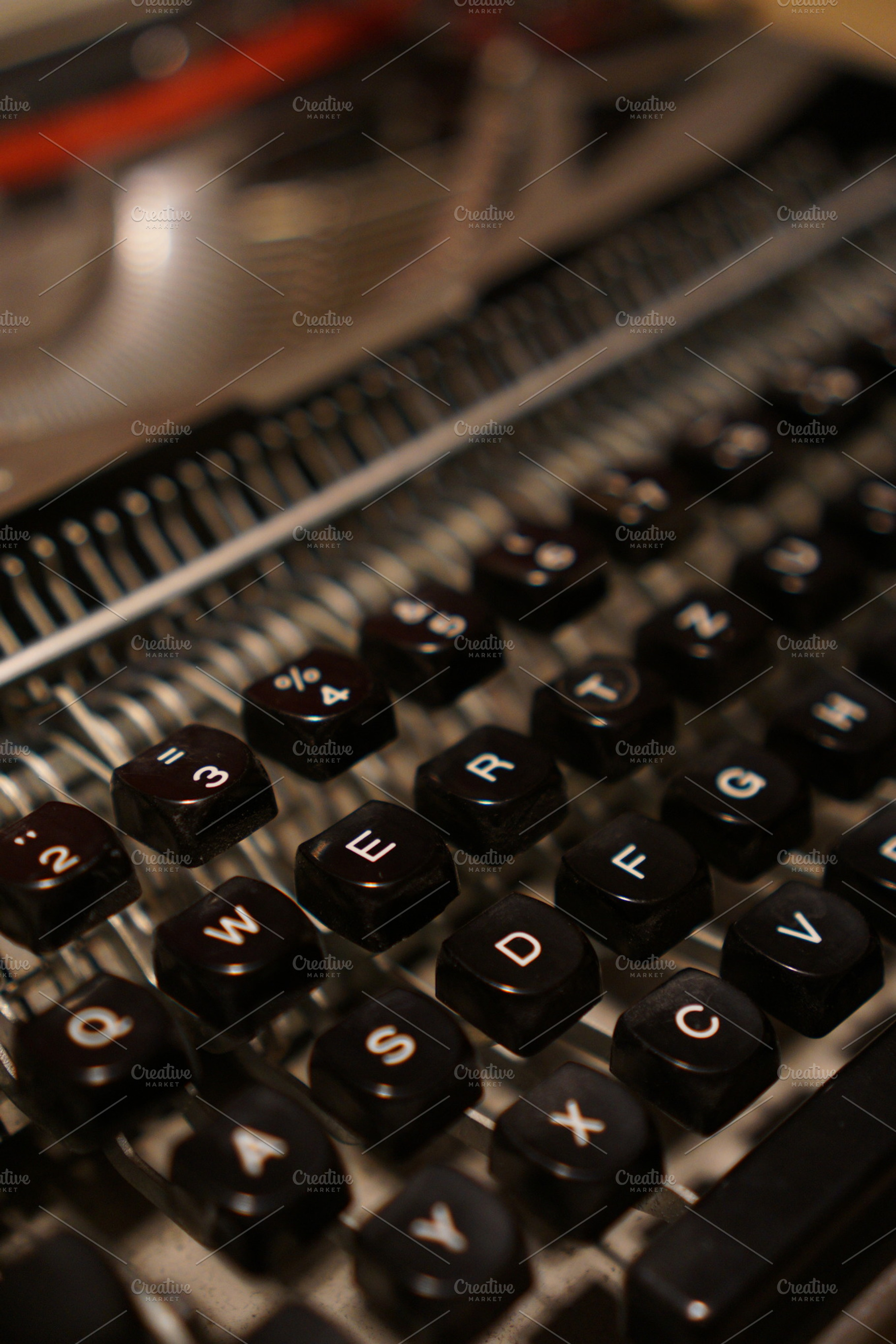 Vintage typewriter featuring typewriter, office, and analog, a Business Photo by ateliervonau