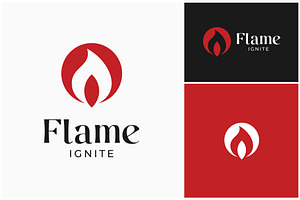 Flame Ignite Fire Burn Logo, a Branding & Logo Template by ika trisiana
