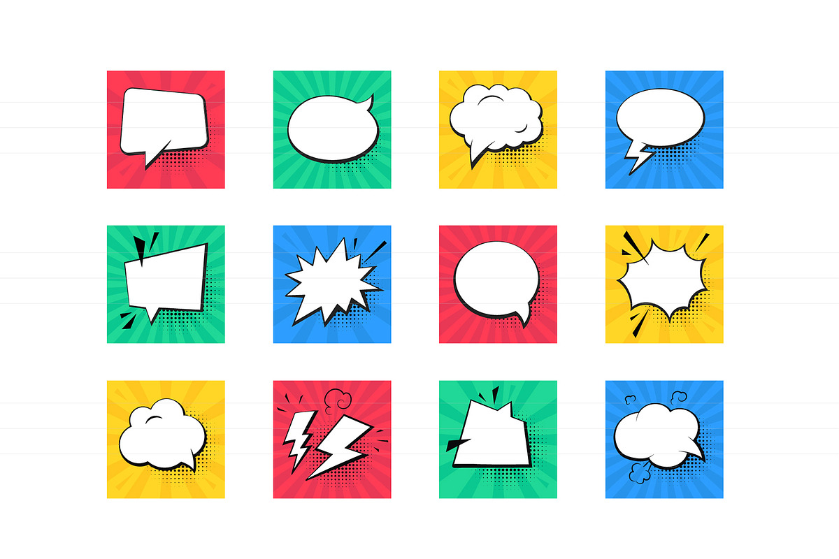 Speech bubbles collection, an Object Graphic by Boyko Pictures (Photo 8 of 11)