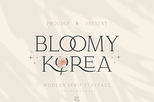 Bloomy Korea - Modern Serif Font