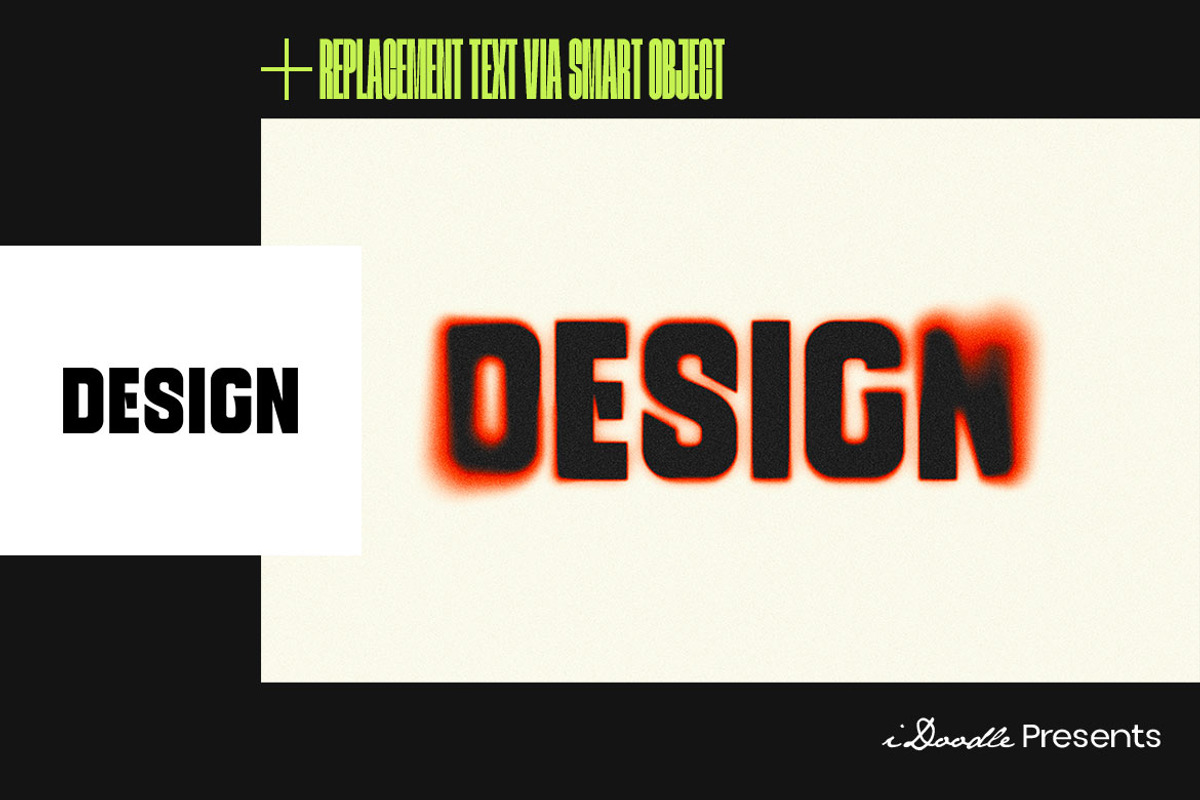 Blurred Text Effect, a Layer Style Add-On by dokudokunomi (Photo 2 of 4)