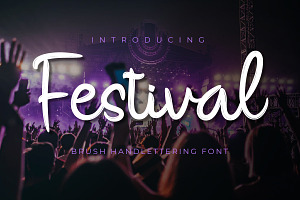 Festival - Brush Handwritten Font