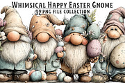 Whimsical Easter Gnome Clipart, an Illustration by Dream Creation (Thumbnail 1 of 7)