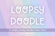 Loopsy Doodle, a Script Font by KindnessDoodles (Thumbnail 1 of 2)