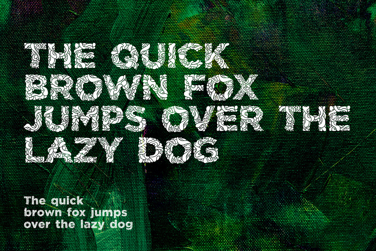 Batique - Batik Display Font, a Symbol Font by singpentinkhappy (Photo 7 of 9)