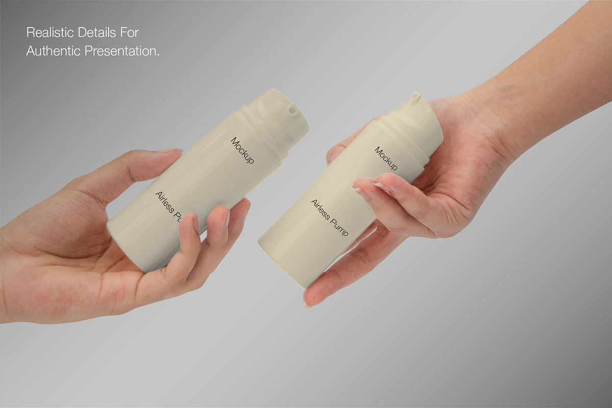 Airless Pump Lotion Mockup, a Product Mockup by Mocktopia (Photo 5 of 8)
