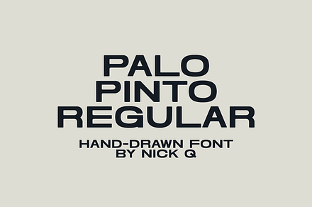 Palo Pinto Hand Drawn Font