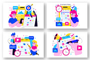 10 Social Media Content Planning, a Technology Illustration by denayunebgt (Thumbnail 3 of 4)