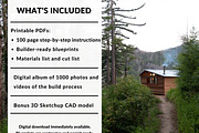 Saltbox Cabin Plans, a Graphic by elevatedspaces (Thumbnail 3 of 10)