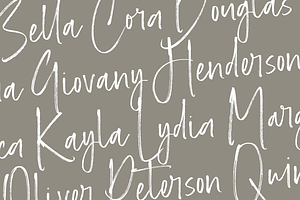 Butter Fluid - Handwritten Font