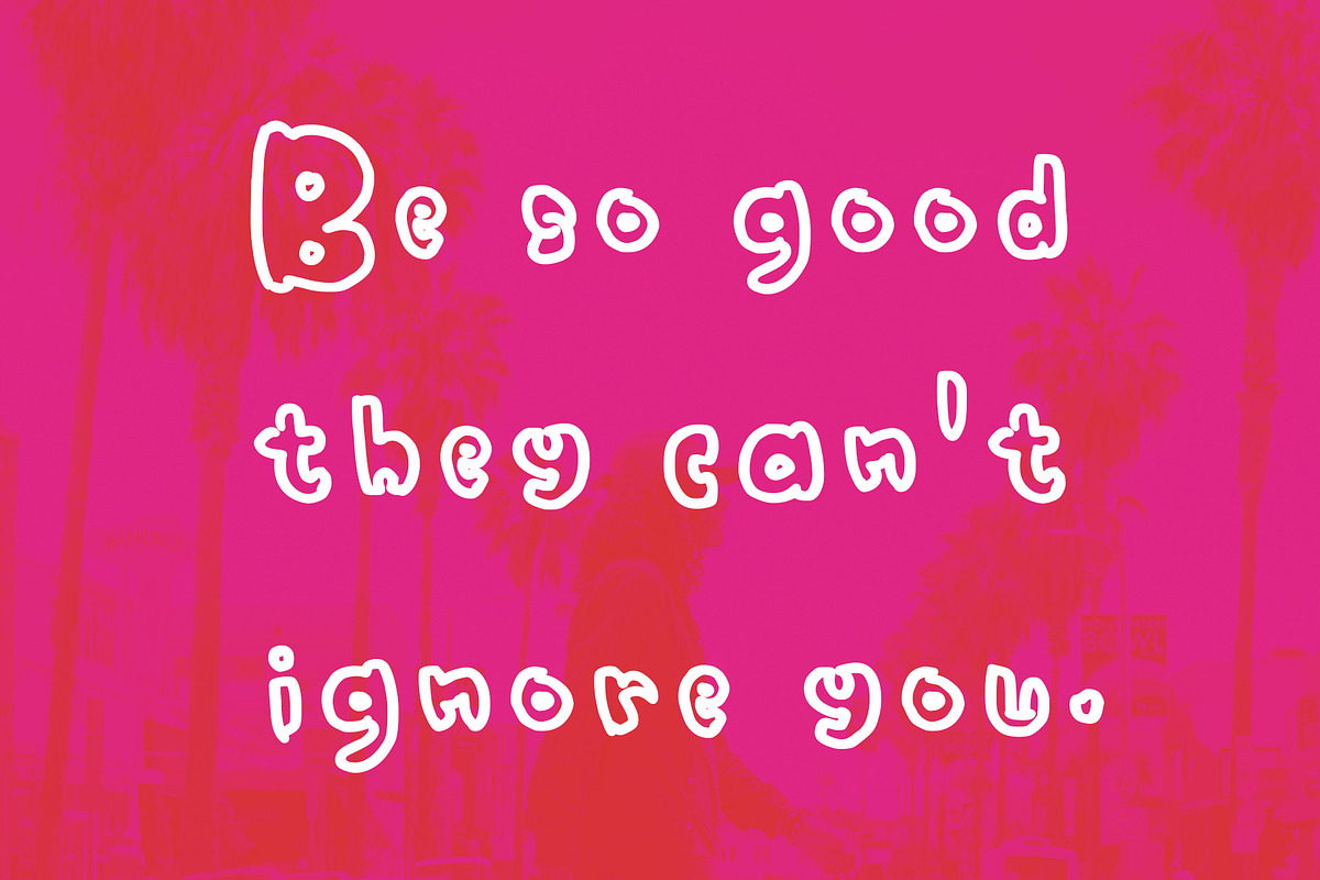 ZORROPHA BUBBLE FONT HEADER preview 2