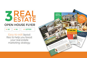 3 Clean Real Estate Flyer Vol.1